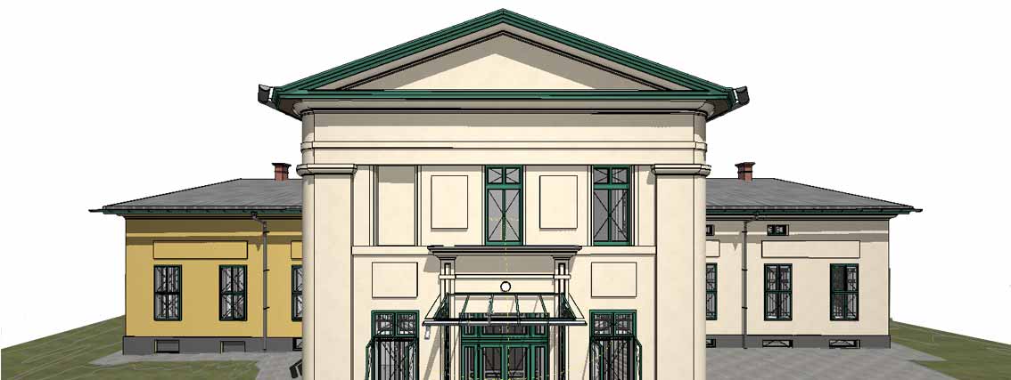 3D pontfelhős mérésből komplex Archicad BIM modell készül