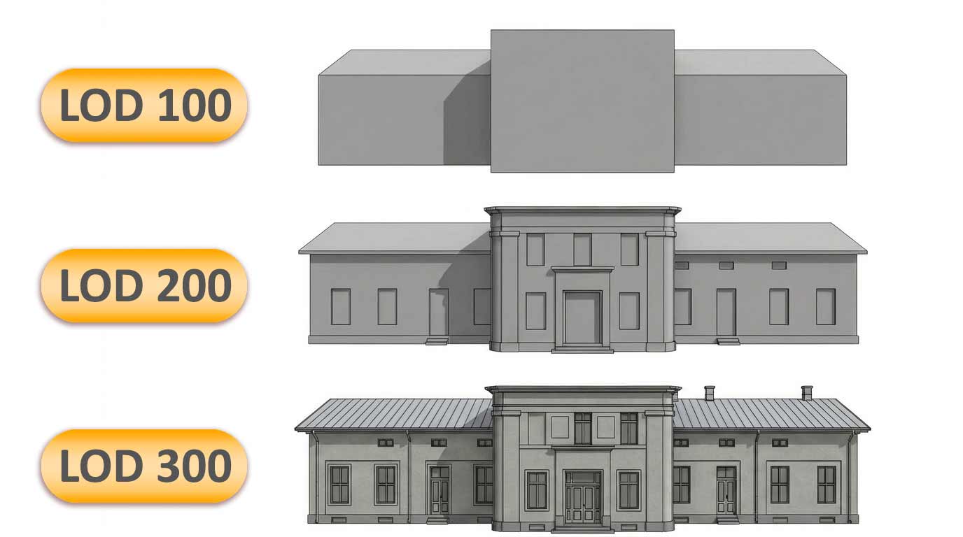 Pontfelhőből generált BIM modell építészeti felújítási projekthez